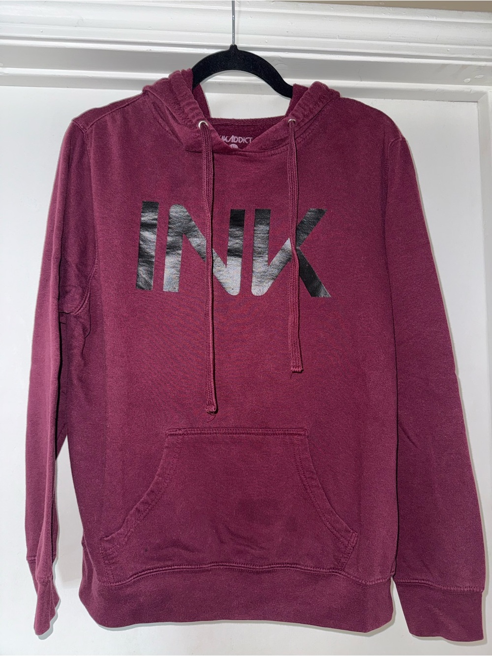 Burgundy Pullover Hoodie - womens
